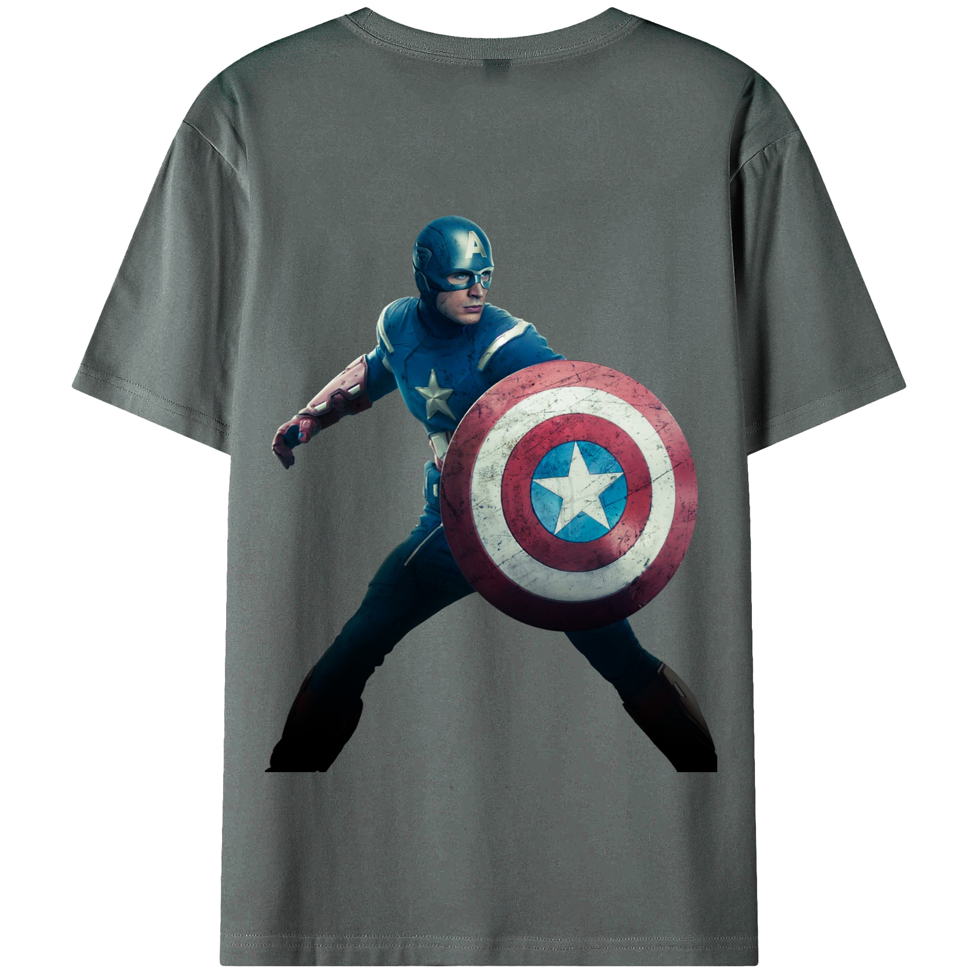 （画像用） アベンジャーズ The Avengers 綿100％半袖Tシャツ（背面プリント）